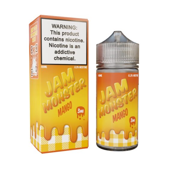 Jam_Monster_Mango_100ml_E-Juice_3mg__00665 Mango 100ml_Jam Monster