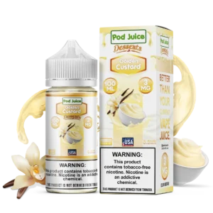 Golden Custard Freebase_ 100ml_ pod juice