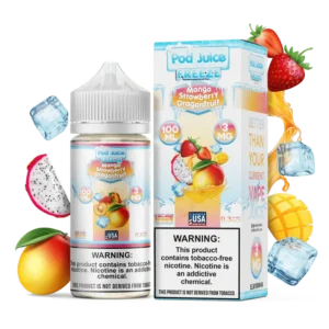 Mango Strawberry Dragonfruit Freeze – Pod Juice 100ml