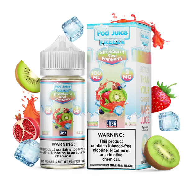 Pod Juice Freeze - Strawberry Kiwi Pomberry 100ml
