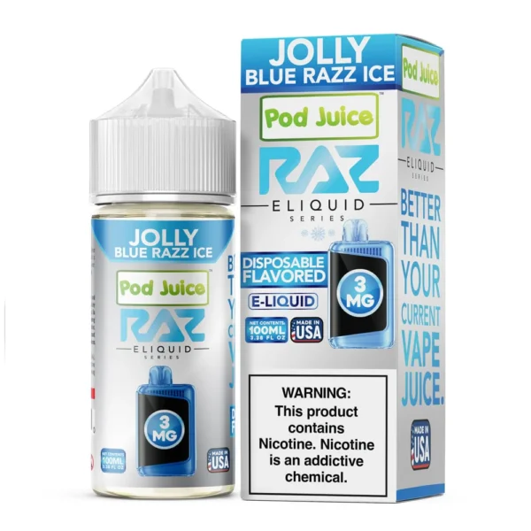 Jolly Blue Razz Ice - POD Raz Pod Juice